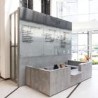 Oznakowanie recepcji - kompleks biurowy