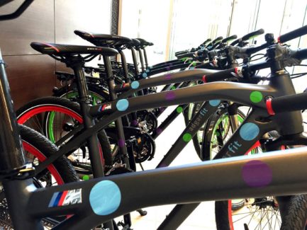 oznakowanie rowerów, branding